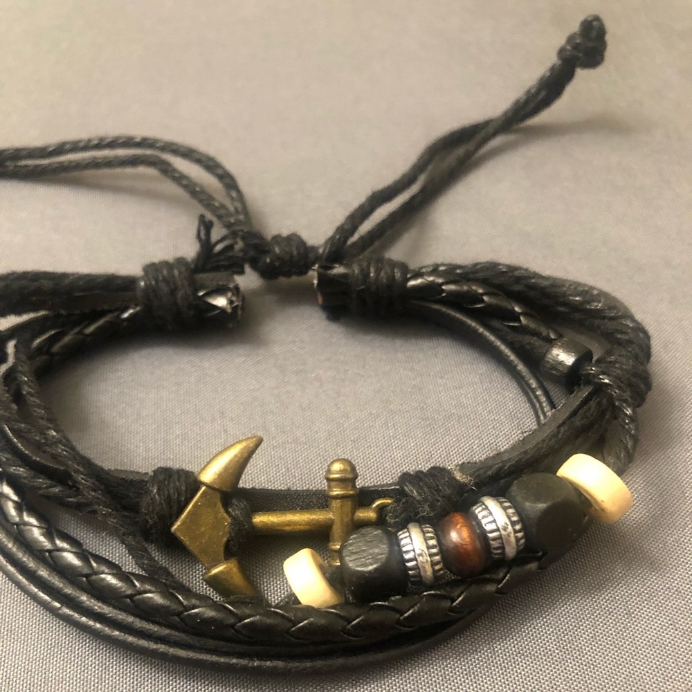 Anchor & other Designs Mens Bracelet